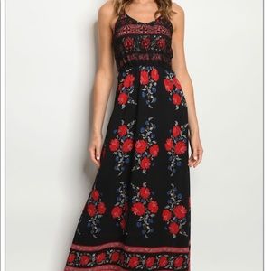 Gorgeous long with rose 🌹 dress